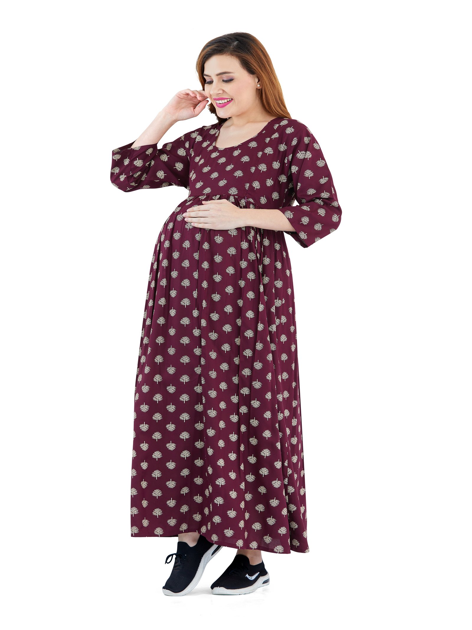 Cotton Maternity Dress Maternity Dress - Shop Women's Maternity Dress |  Modanisa