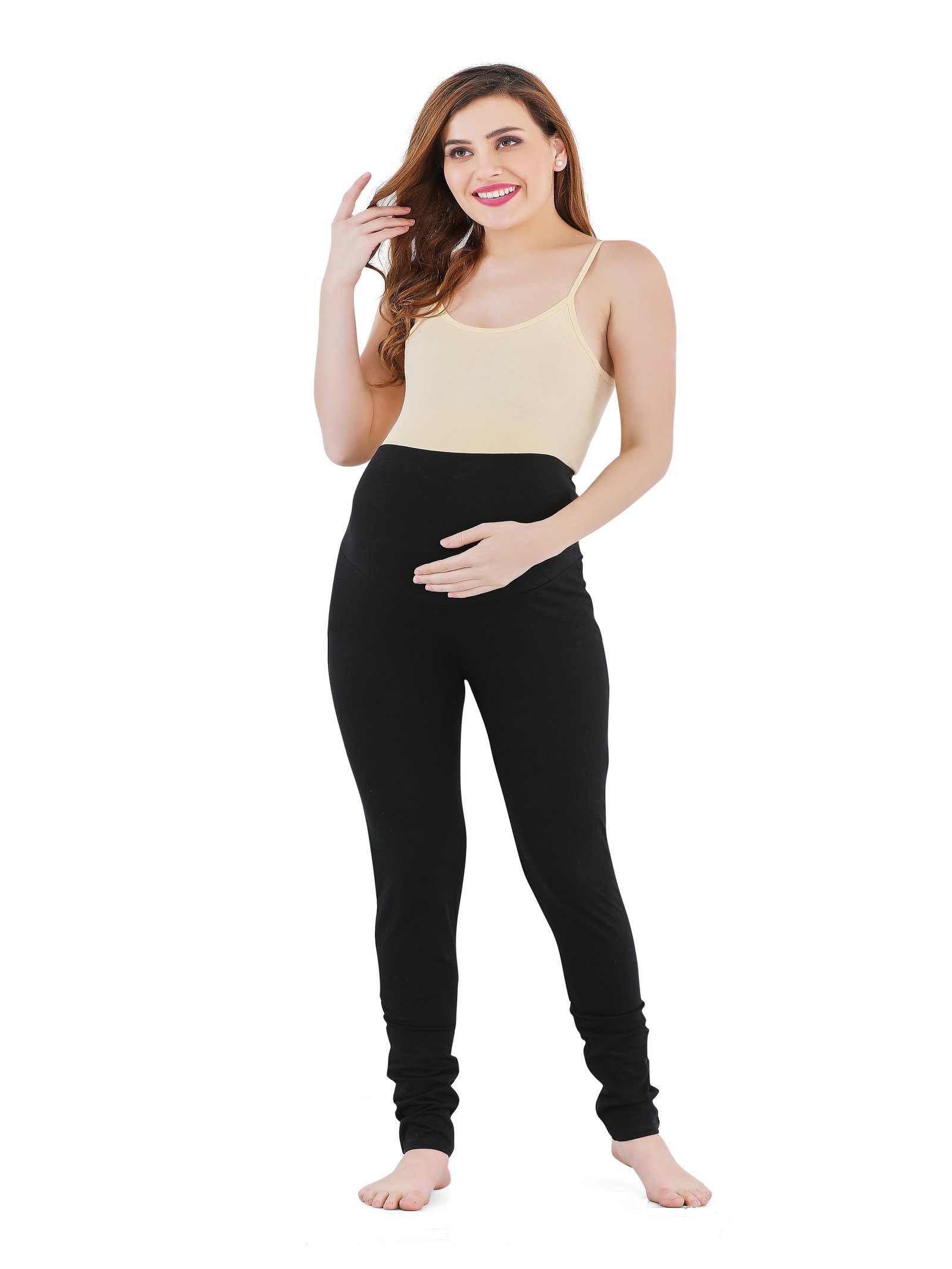 Cotton Lycra Leggings for Pre & Post Pregnancy