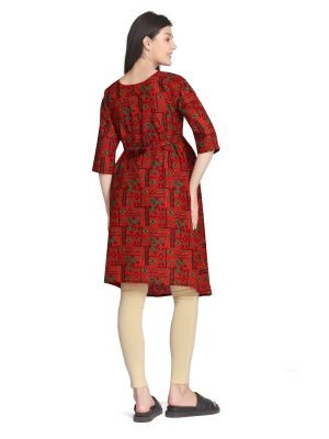 <h4>Cotton Rayon Nursing Dress for Feeding</h4>